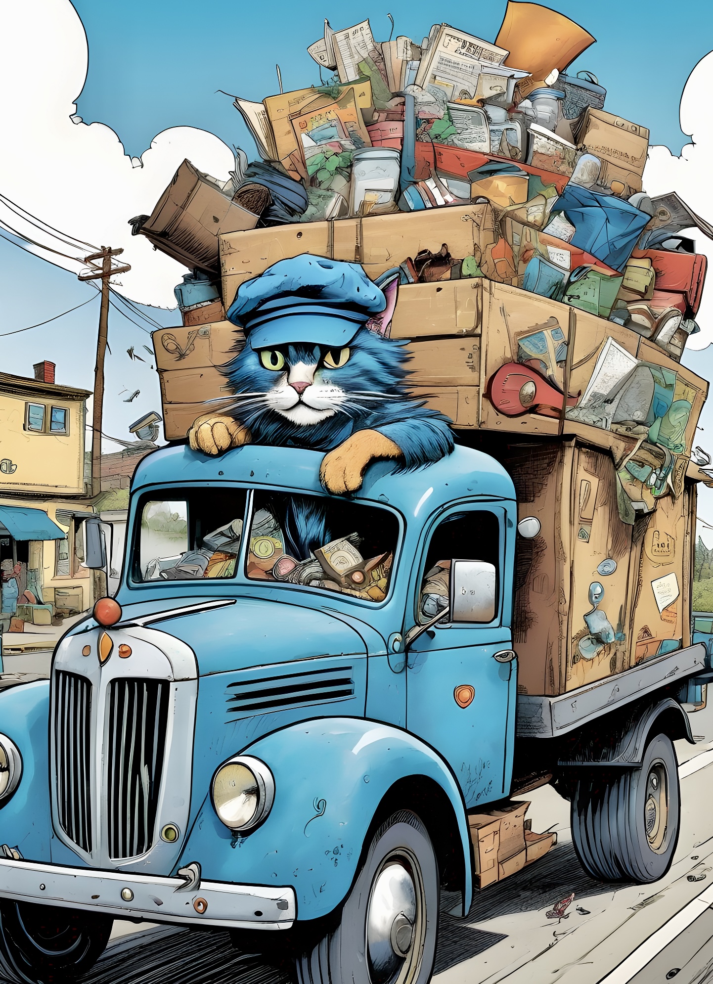 CapeWide Green mascot supervising a haul